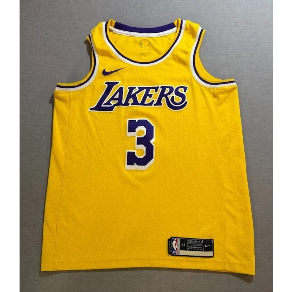 Los Angeles Lakers Anthony Davis #3 Basketball Jersey Nike Swingman Size 44